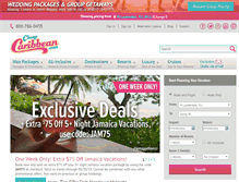 Tablet Screenshot of cheapcaribbean.com